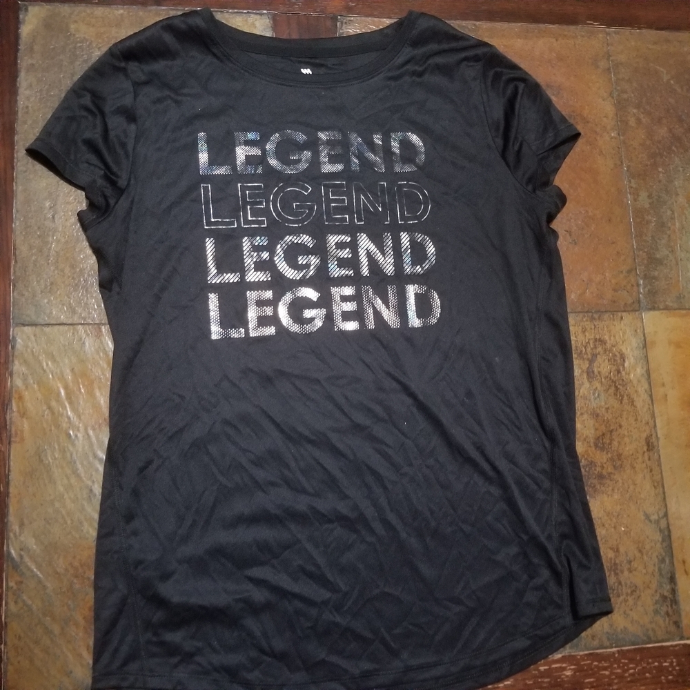 Big Kids All in Motion Black Legend Graphic Tee Xxl 18